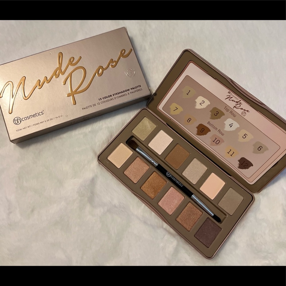 BH Cosmetics- Nude Rose 12 color eyeshadow palette